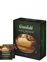 Чай черный Greenfield Classic Breakfast (Гринфилд Классик Брекфаст), 100 пакетиков